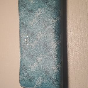 Coach zip around wallet